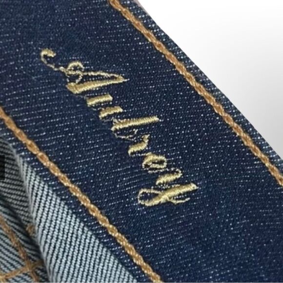 7 For All Mankind Aubrey Skinny w/Exposed Button Fly in Uptown Rinsed, Size 24 - Picture 9 of 10